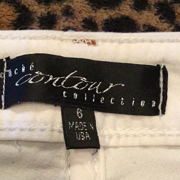 Cache Contour Collection Off White Jeans - Picture 7 of 8